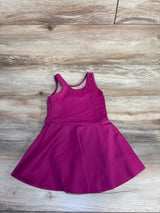 Weissman Skirted Tank Leotard Fuchsia sz XSC/4-5T