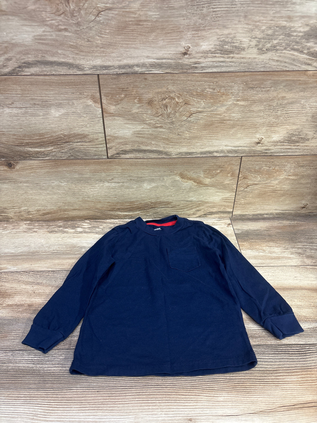 Simple Joys Long Sleeve Shirt Navy sz 4T