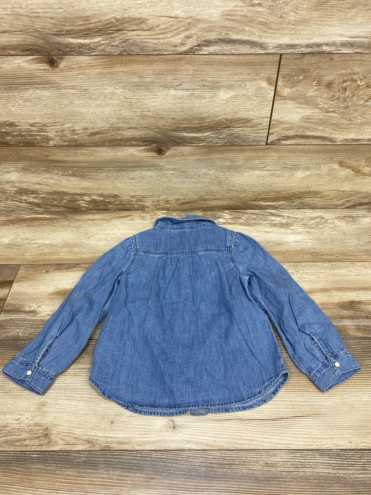 Baby Gap Denim Button Up Shirt Blue sz 5T