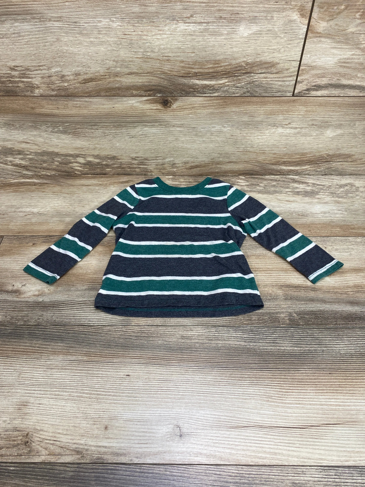 Old Navy Striped Shirt Grey sz 18-24m