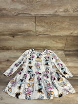 Disney Junior Minnie Mouse Peplum Shirt Dress White sz 4T