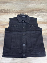 NEW Little Bipsy Denim Vest Black sz 3-4T