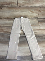 NEW Baby Gap Bear Pull On Cozy Lined Pants Beige sz 5T