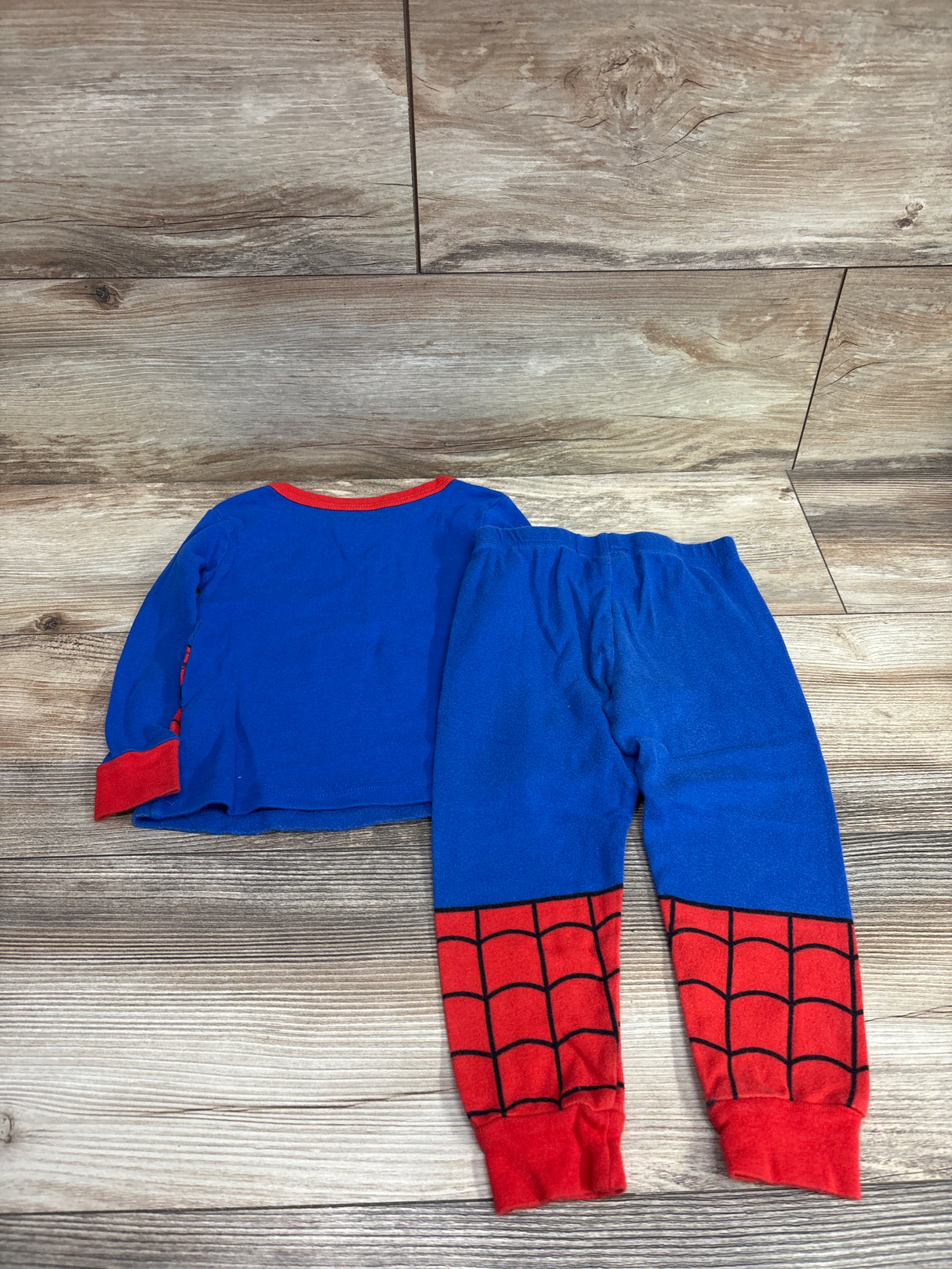 Marvel Spider-Man 2pc Pajama Set Blue sz 3T