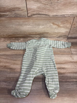 Carter's Striped Blanket Sleeper Sage sz 3m