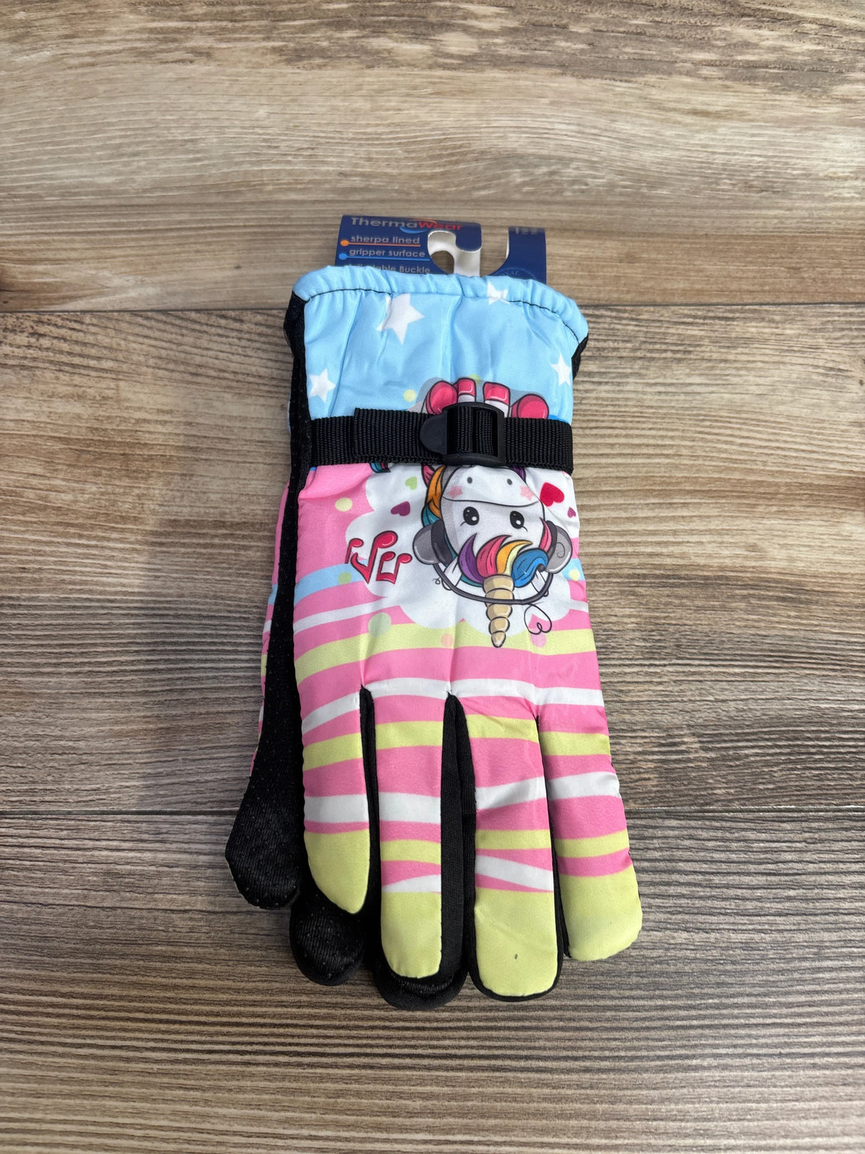 NEW ThermaWear Unicorn Winter Ski Gloves Multicolor OSFM
