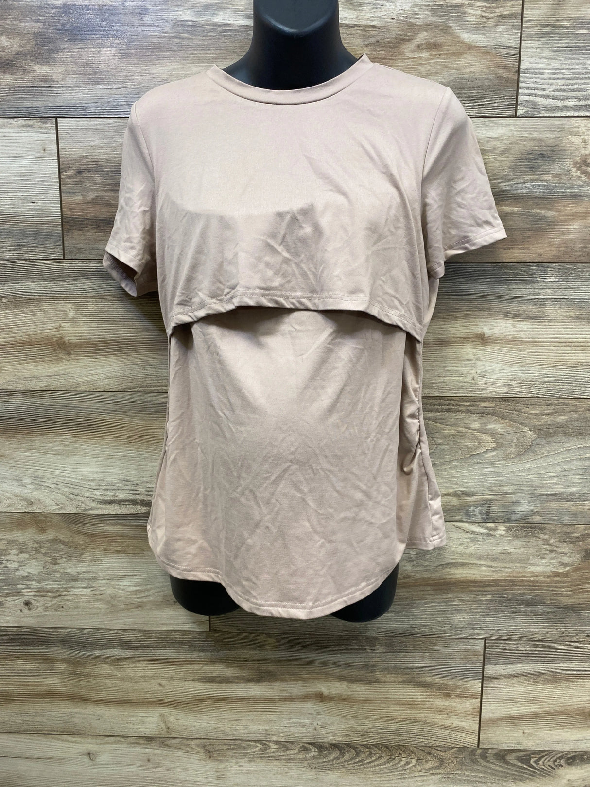 Shein Maternity Nursing Top Tan sz 12/Large