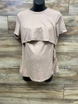 Shein Maternity Nursing Top Tan sz 12/Large