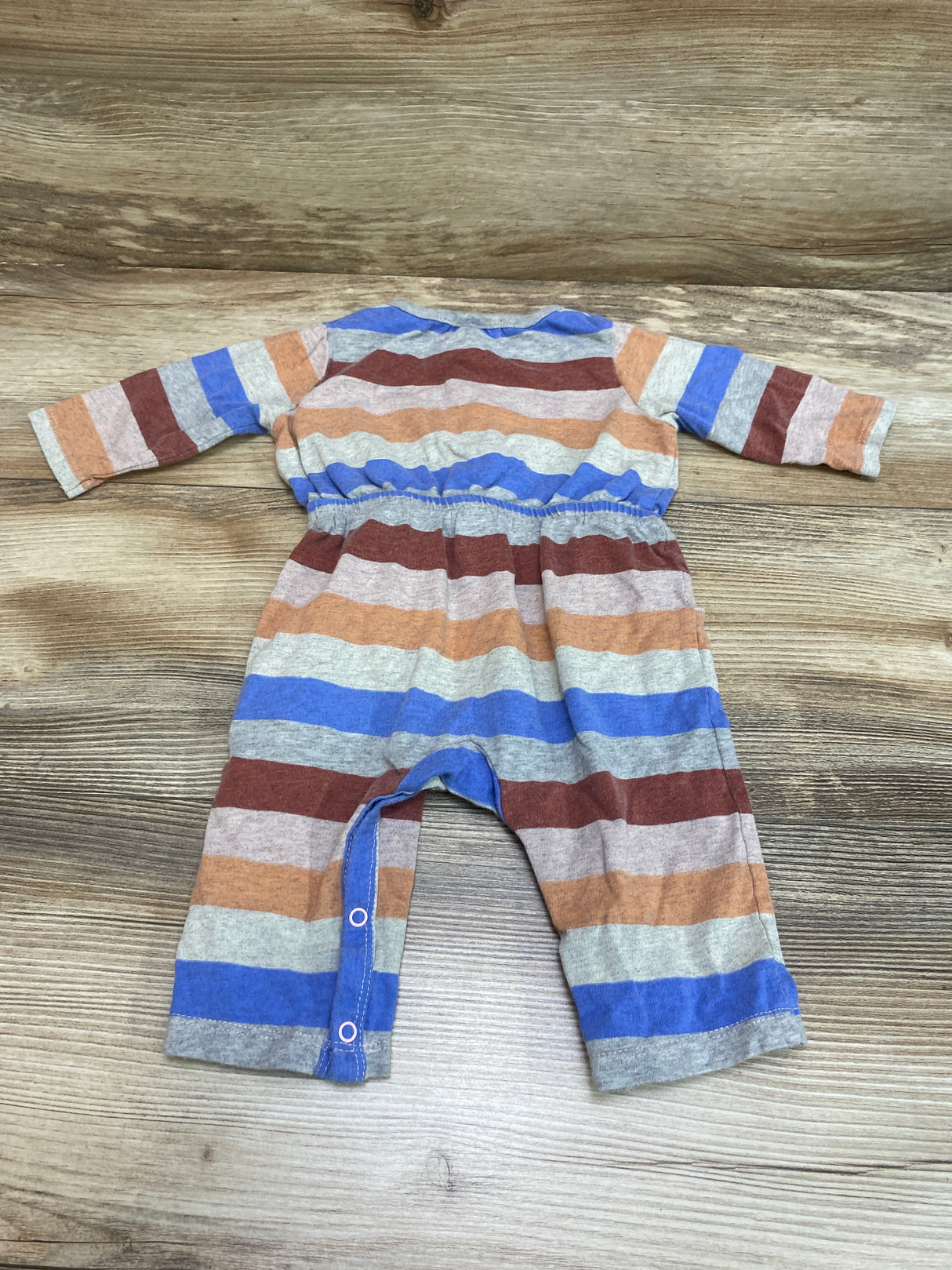 Peek... Striped Coverall Grey sz 3-6m