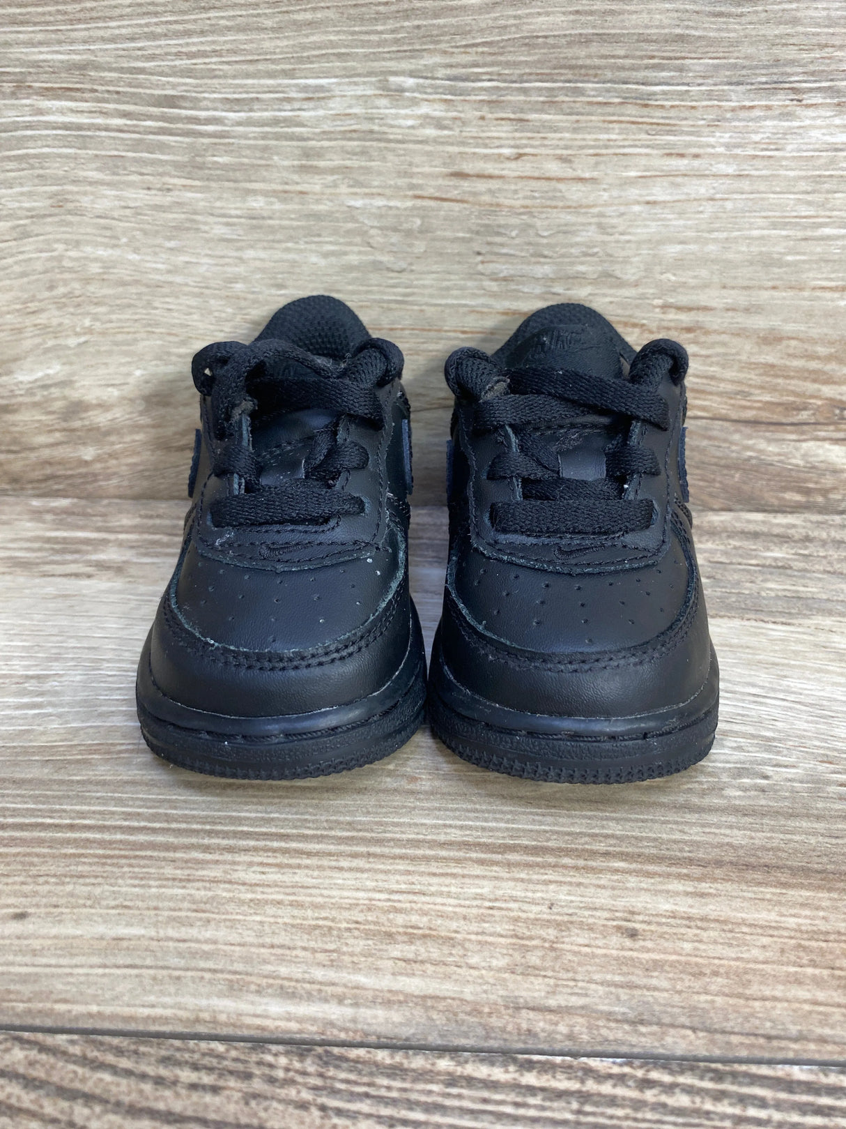 Nike Air Force 1 '06 TD 'Triple Black' Sneakers sz 4c
