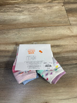 NEW Jumping Beans 6pk Softest Low-Cut Socks with Grip Dots sz 2-4T