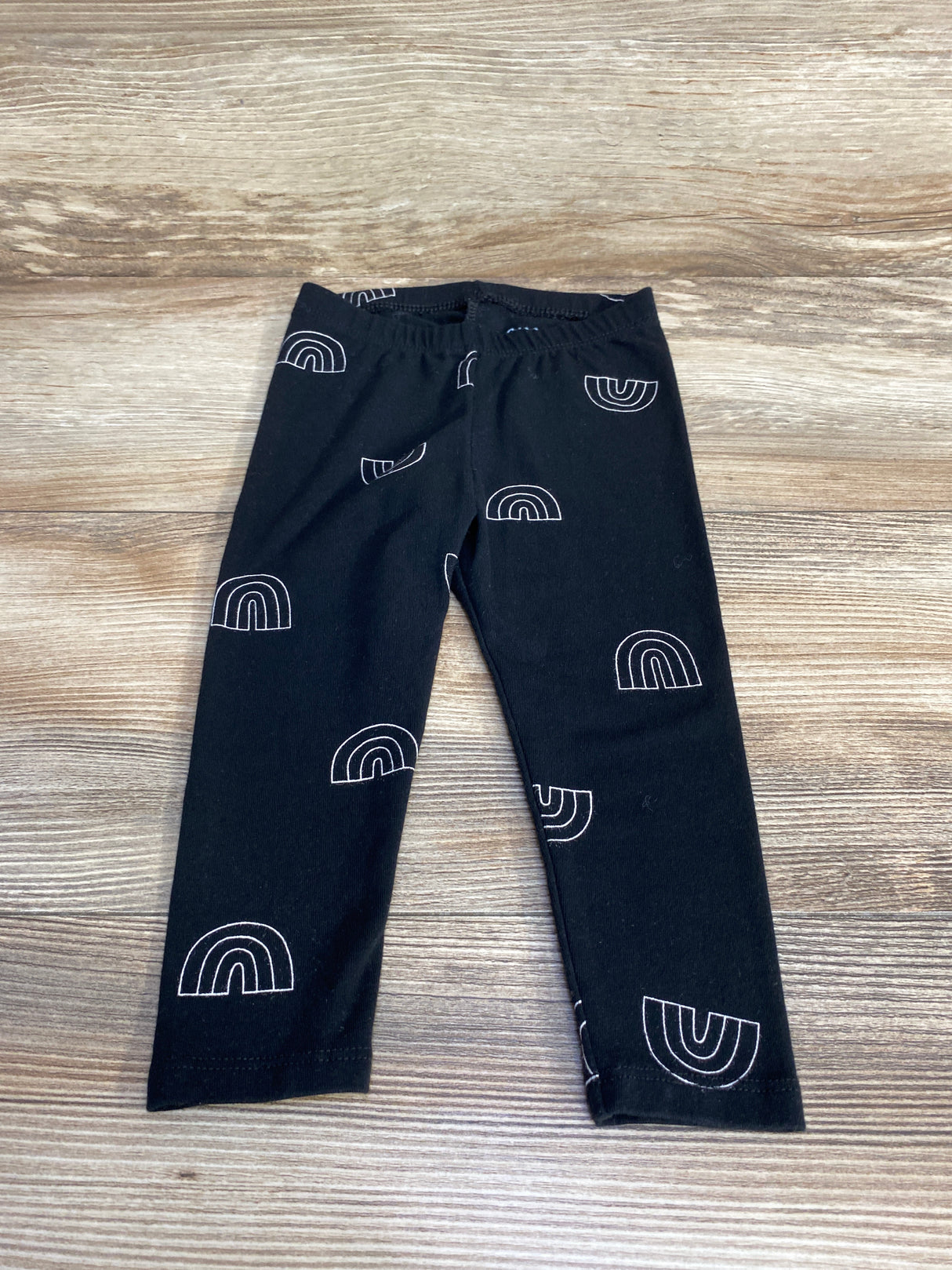 Cat & Jack Rainbow Leggings Black sz 18m