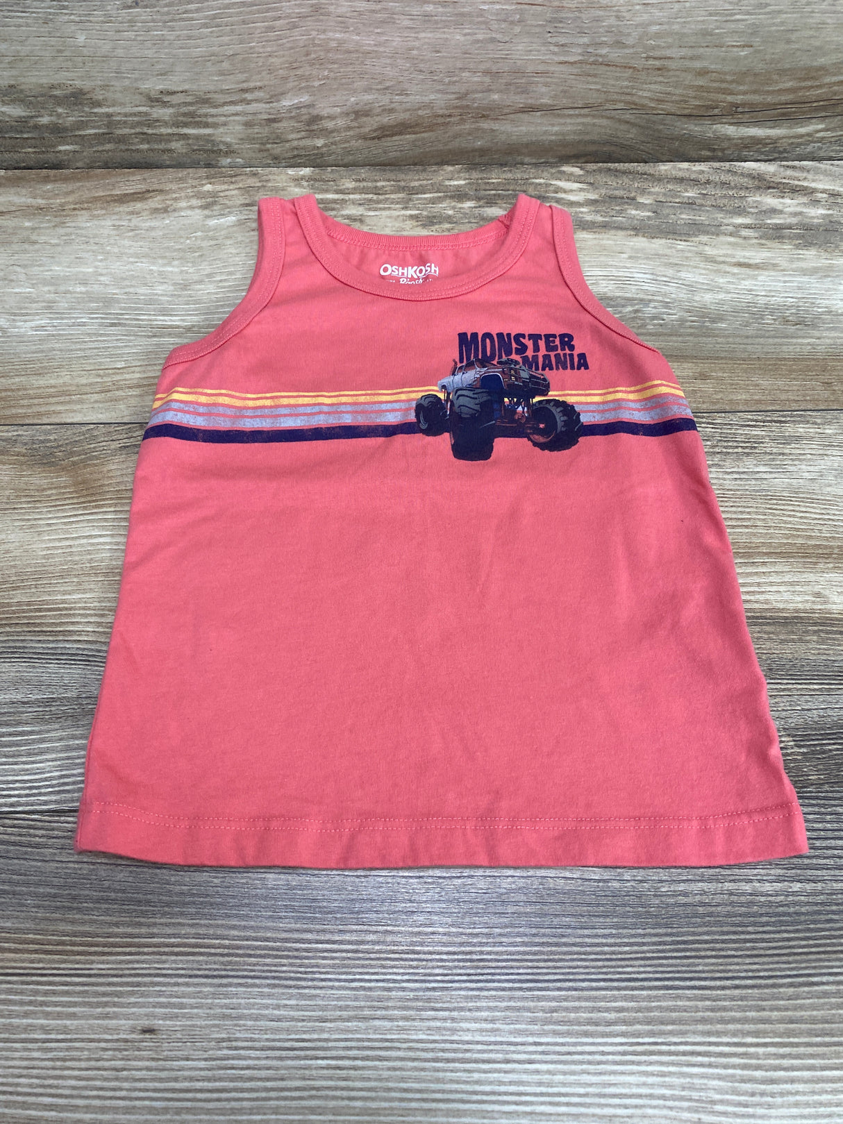 Oshkosh Monster Mania Tank Top Pink sz 24m