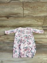 Little Me Floral Sleep Gown Pink sz 0-3m