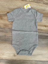 NEW Primary Solid Organic Bodysuit Grey sz 6-9m