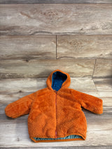 Cat & Jack Reversible Puffer Jacket Orange sz 18m