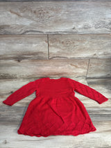 Cat & Jack Sweater Knit Dress Red sz 2T