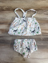 Wonder Nation 2pc Skirt & Bloomers Set White sz 6-9m - Me n Mommy To Be