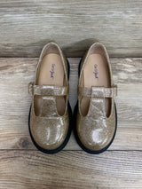 Cat & Jack Wende Mary Jane Flats Gold Sz 9c