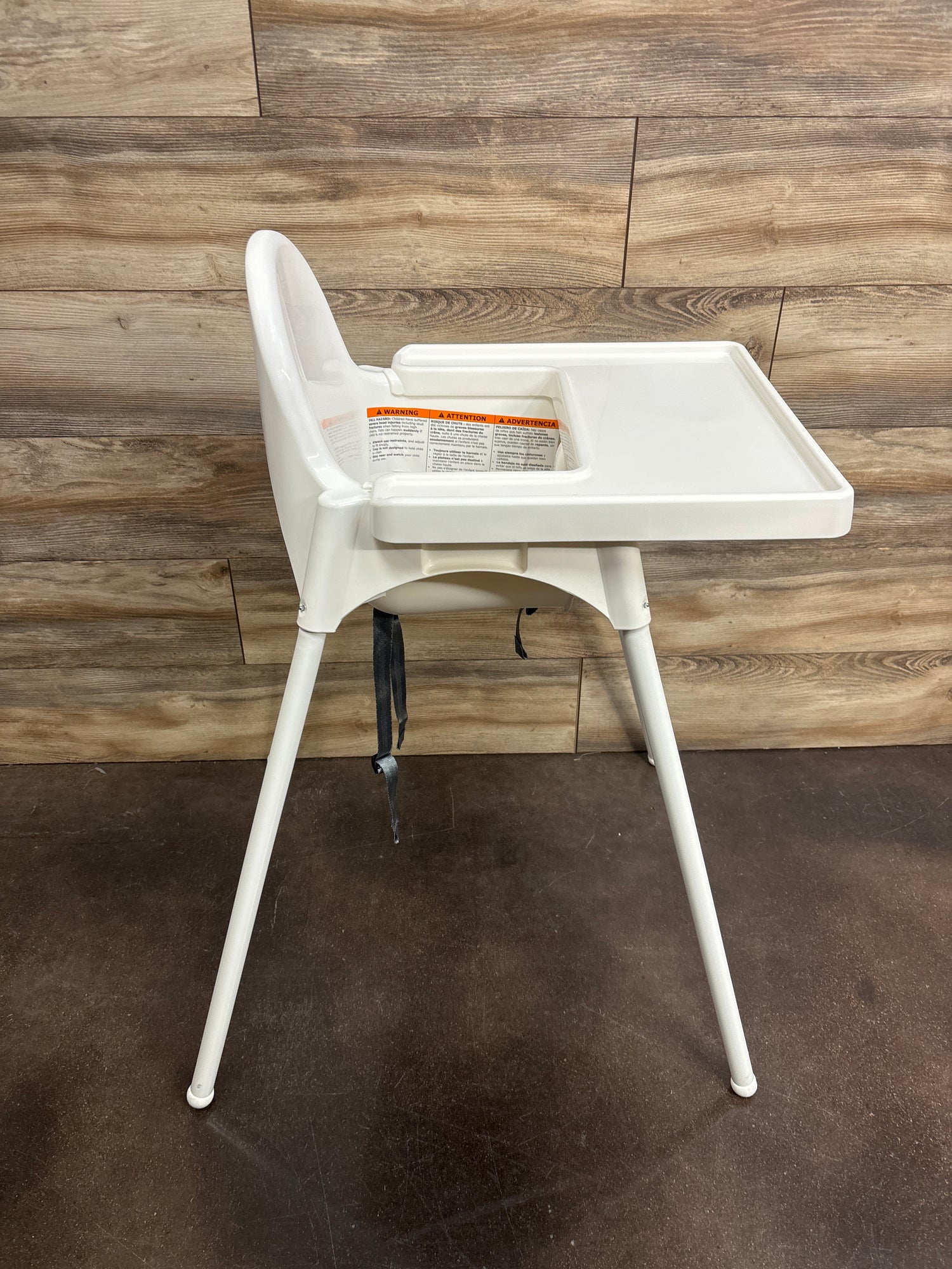 IKEA ANTILOP High Chair with Tray, White