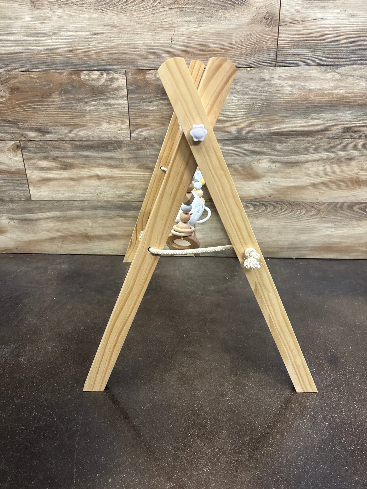 Mallify Wooden Baby Activity Gym