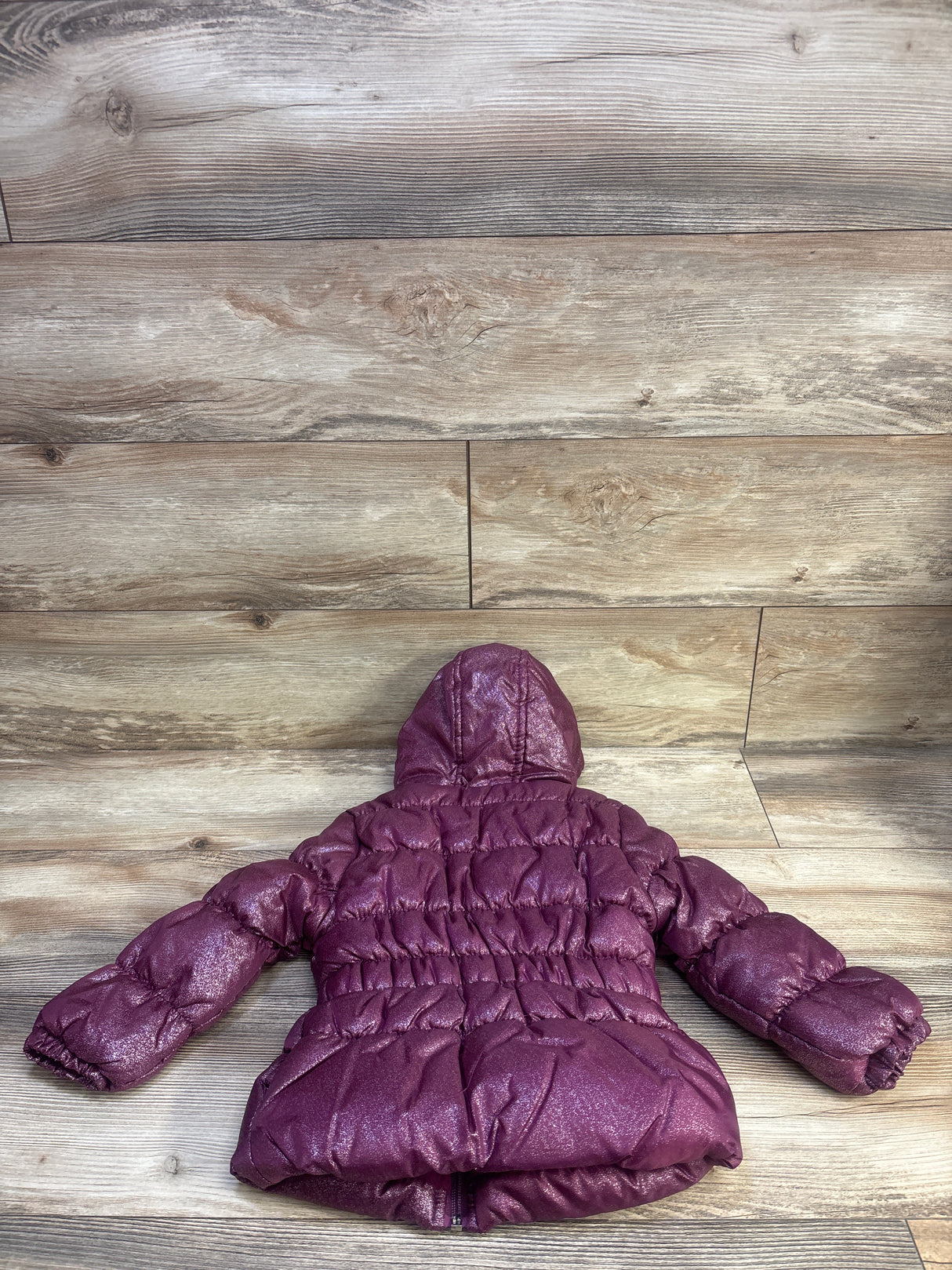 Pink Platinum Sparkly Puffer Jacket Purple sz 3T
