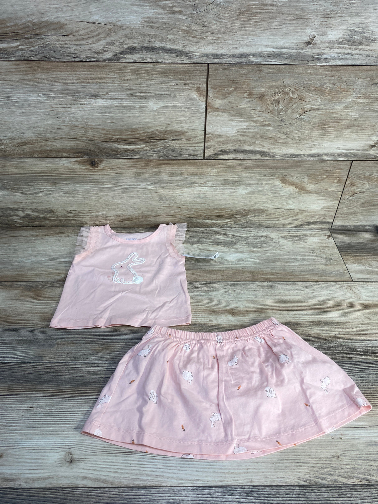 NEW Carter's 2pc Tank Top & Skort Pink sz 18m