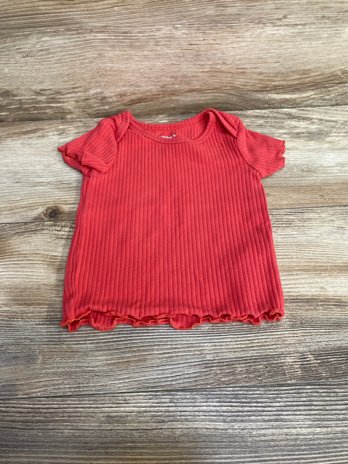 Just One You Ribbed Shirt Red sz 9m