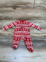 Old Navy Fair Isle Sleeper Red sz 0-3m