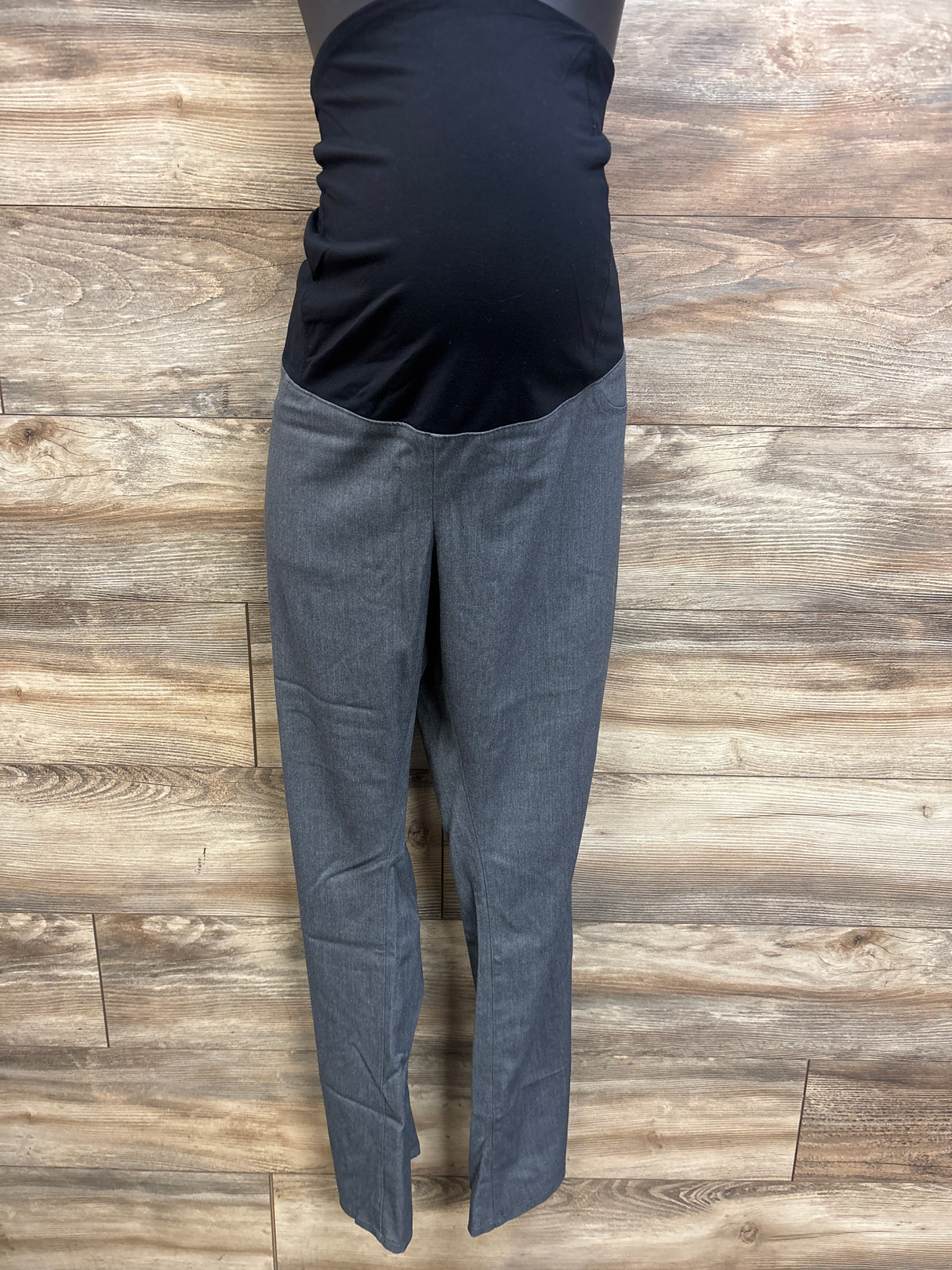 Isabel Maternity Crossover Panel Bootcut Pants Grey sz XXL/18