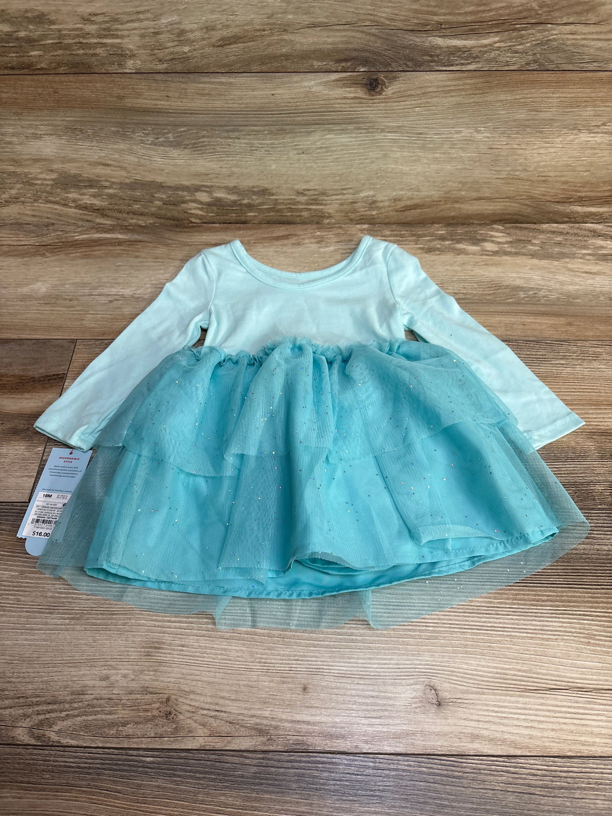 NEW Cat & Jack Unicorn Tulle Dress & Bloomers Blue sz 18m - Me n Mommy To Be