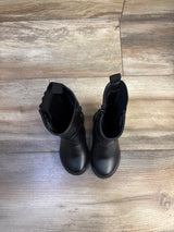 Bebe Nettie Round Toe High Boots Black sz 5c