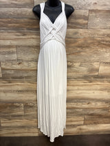 Motherhood Sleeveless White Maxi Dress sz Large