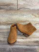 NEW Cat & Jack Penelope Zipper Booties Cognac sz 5c