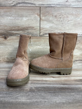 Cherokee Suede Faux Fur Lined Boots, Tan sz 10c