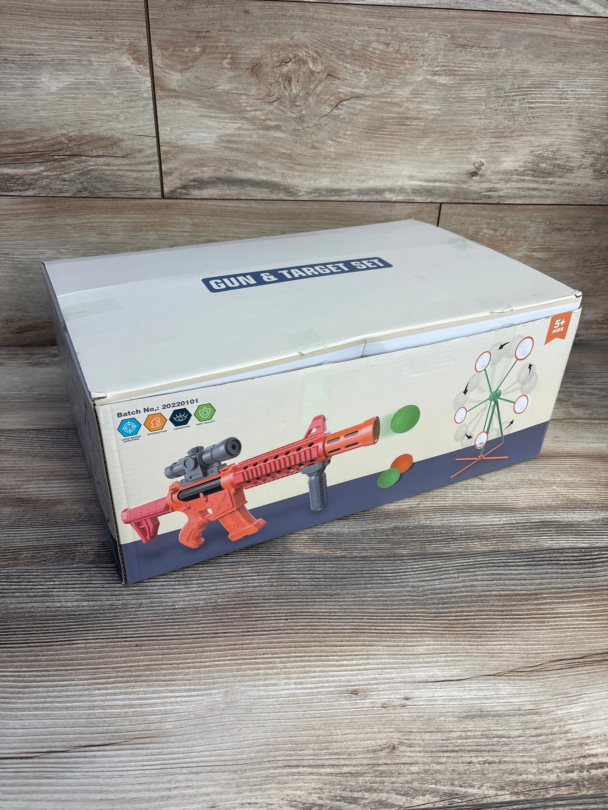 Gun & Target Set Ages 5+ - Me n Mommy To Be