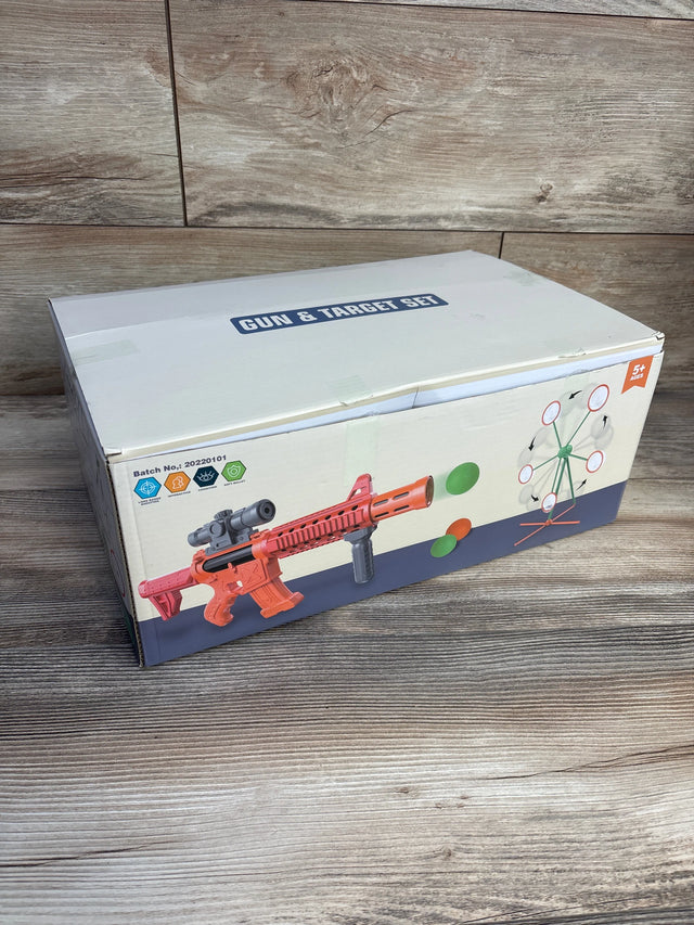 Gun & Target Set Ages 5+ - Me n Mommy To Be