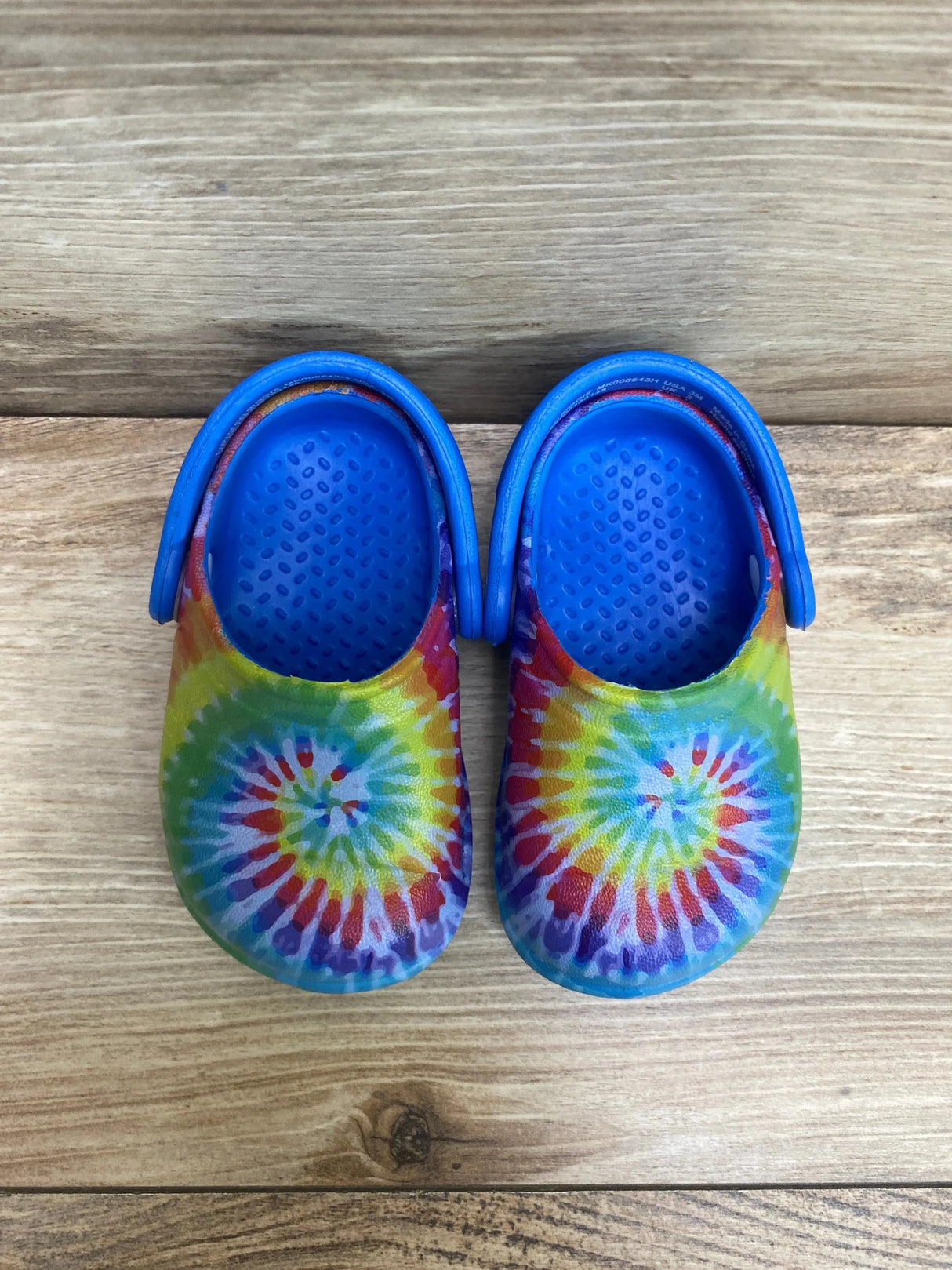 Munchkin by Stride Rite Toddler Boys Light-up Clogs Tie Dye Sz 3c