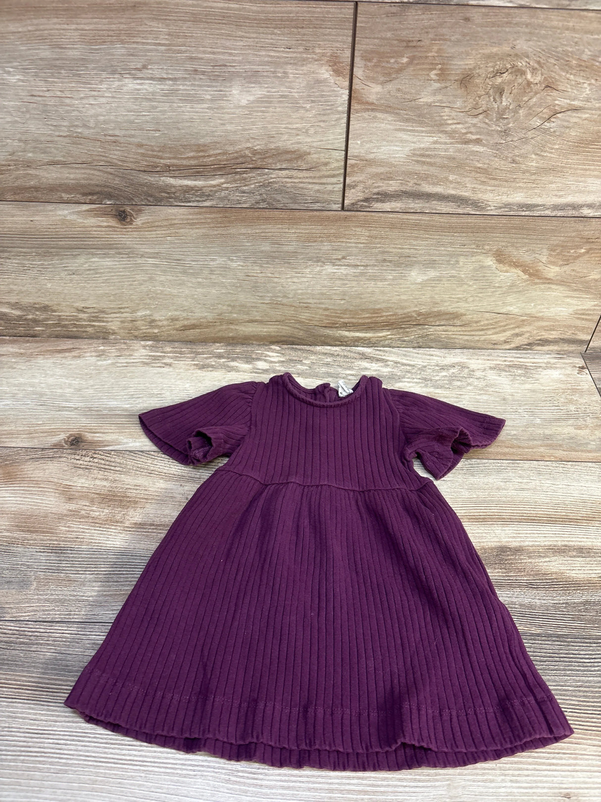 Kate Quinn Ribbed Colette Dress Purple sz 6-12m