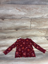 NEW Old Navy Floral Thermal Shirt Red sz 2T