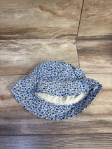 H&M Floral Bucket Hat Blue sz 2-6T