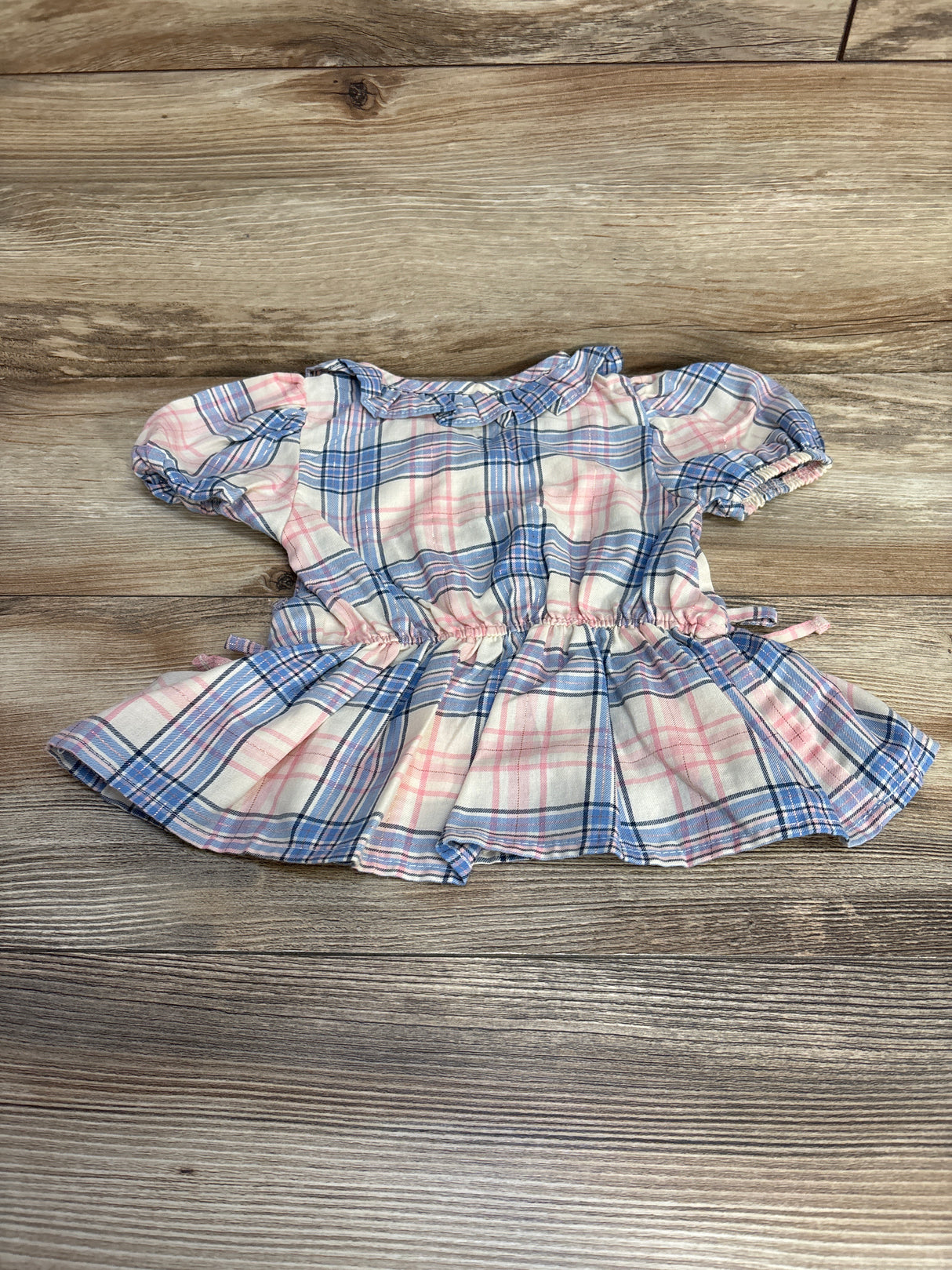 Nanette Lepore Plaid Top Blue sz 24m