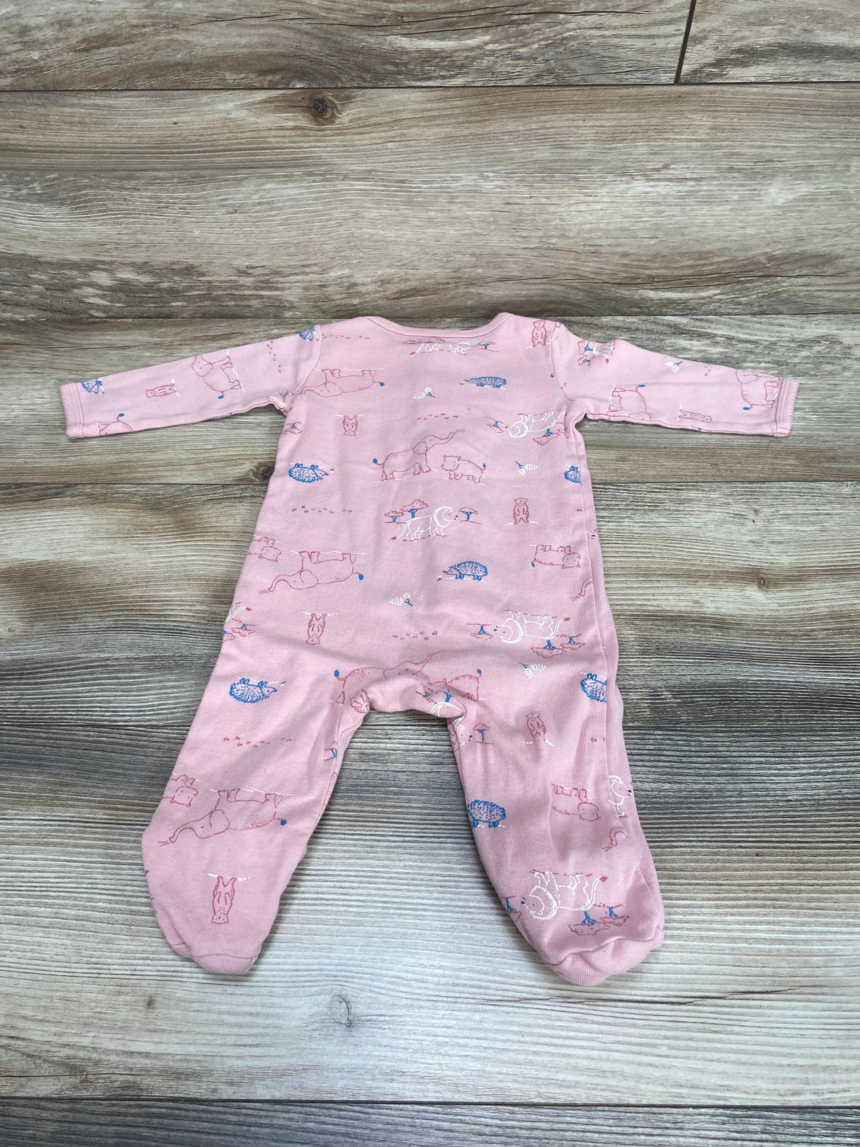 Carter's Animal Print Sleeper Pink sz 6m