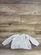 OshKosh Knit Pullover Sweatshirt White sz 18m