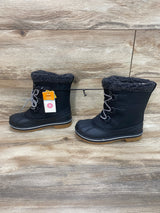 NEW Cat & Jack Kit Black Winter Boots sz 4Y