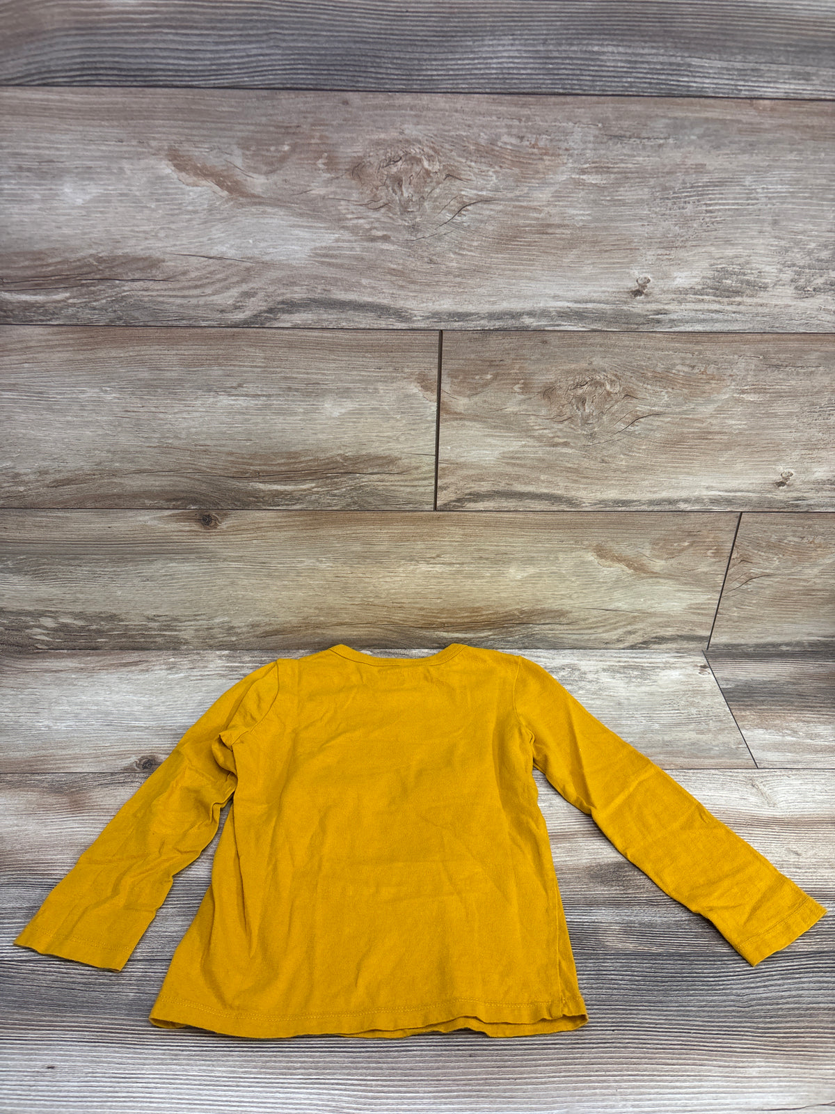 Children's Place Thankful Little Dude Shirt Yellow sz 5T