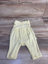 Carter's Ribbed Flutter Sleeve Jumpsuit Yellow sz 3m
