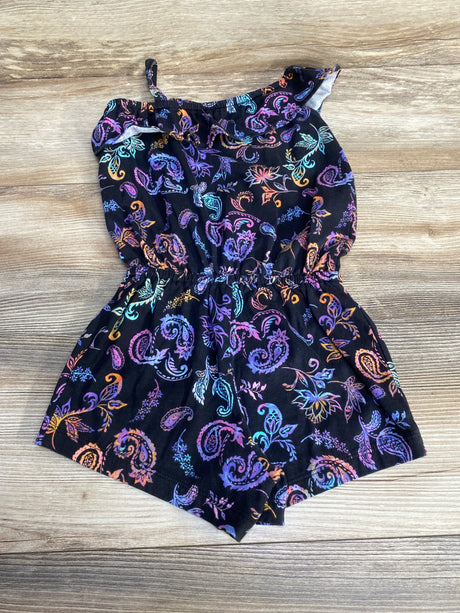 Children's Place Paisley Romper Black sz 4T - Me n Mommy To Be
