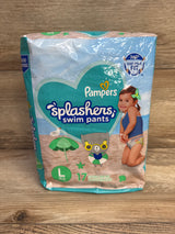 Pampers Splashers Disposable Swim Pants 17ct sz Large