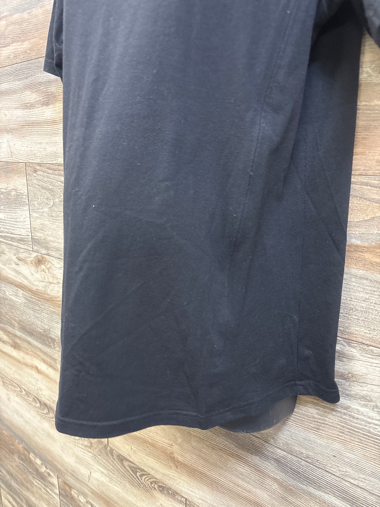 Ecavus Maternity Hidden Zipper Nursing Shirt Black sz Large